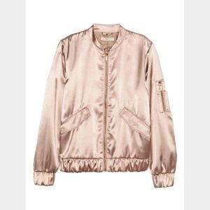 HM Satin Pink bomber